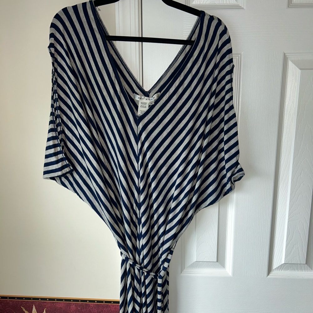 Max Studio Striped Minidress